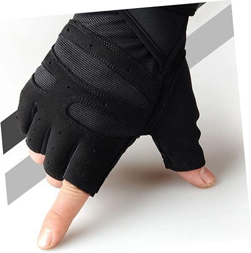 Miniatura 5 de BESPORTBLE 2 Pairs Mens Glove Half-Finger Gloves Training Gloves Weight Lifting Gloves Mens glives Gym Lifting