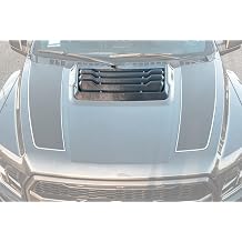 Replacement For 2017-2020 Ford F-150 Raptor Models | Factory Style CARBON FIBER Replacement Front Hood Vent Louver Cover VENT-327-BKCF