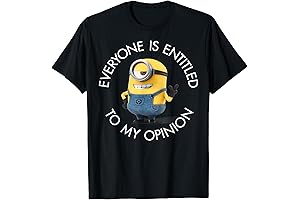 Despicable Me Minions Stuart's Opinion Graphic T-Shirt