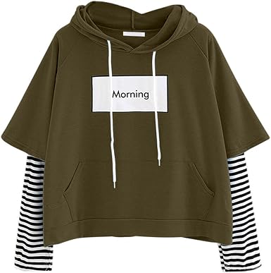 Amazon.com: haoricu Sudaderas para adolescentes y niñas, estéticas, de gran  tamaño, con estampado lindo, sudaderas cortas para entrenamiento de mujer :  Ropa, Zapatos y Joyería