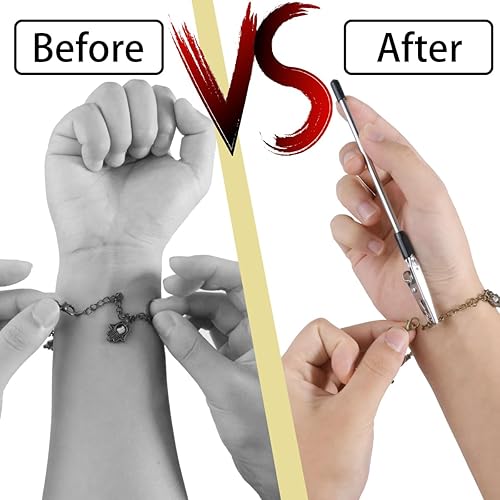 Miniatura 4 de 4 piezas de pulseras de joyería, ayudantes de herramientas para pulseras de mano, herramientas para joyas, pulseras, cierres de reloj, cremalleras,