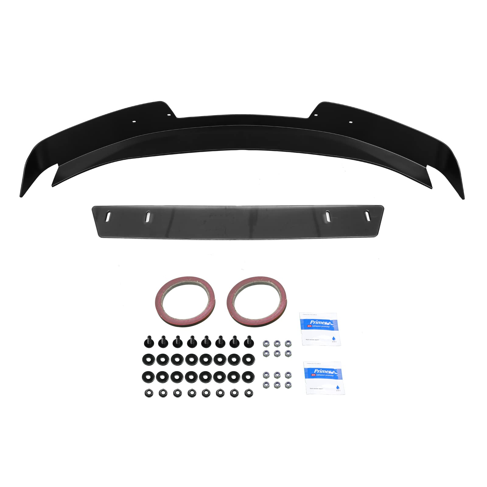 Photo 1 of *MISSING HARDWARE* ORICLAMBO Rear Spoiler Wing fit for Chevy Camaro Trunk Bright Carbon Fiber Glossy Black