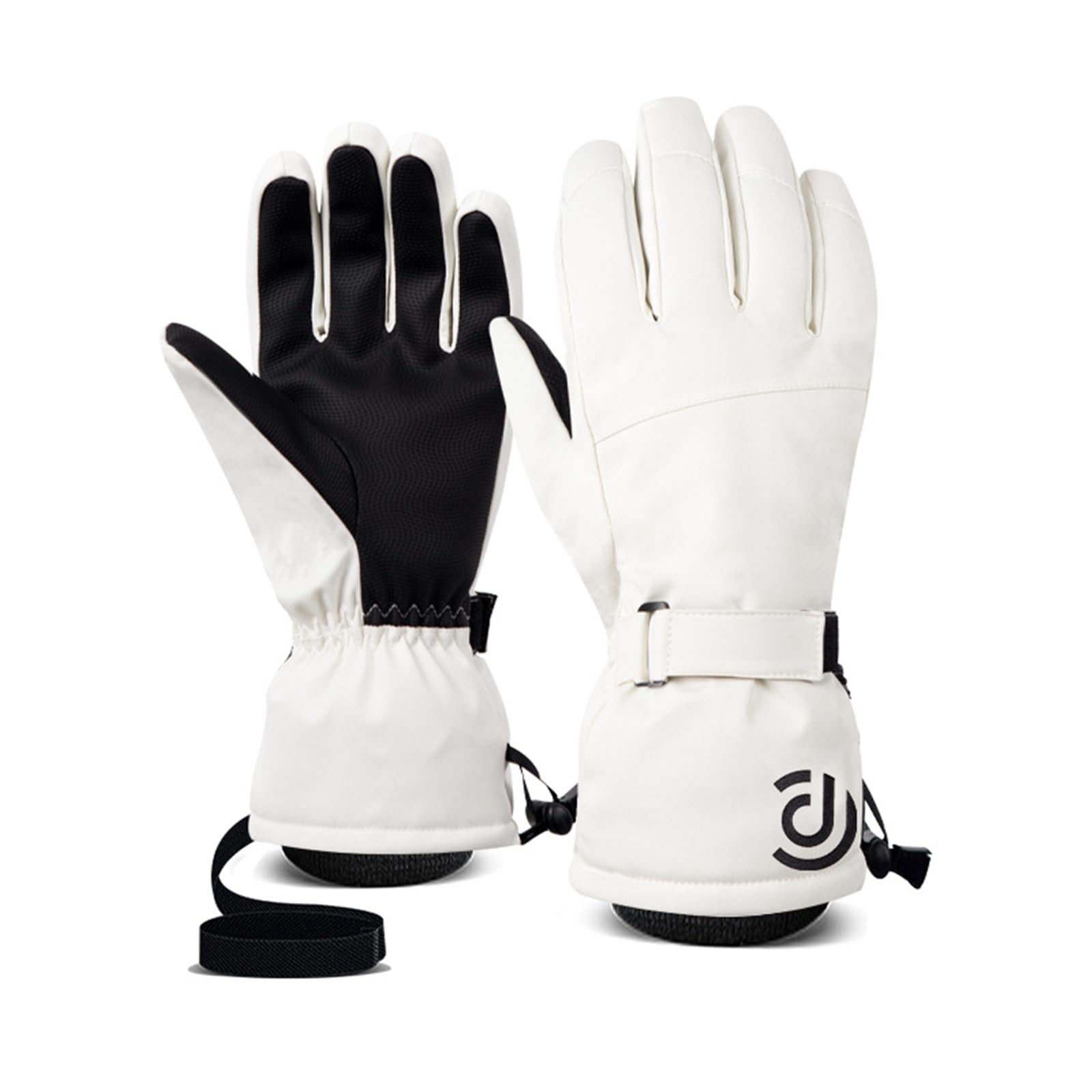Laikoutd Windproof Warm Gloves Winter Ski Gloves Insulated Warm Snow Gloves for Outdoor Work Cycling Motorcycle Snowboarding