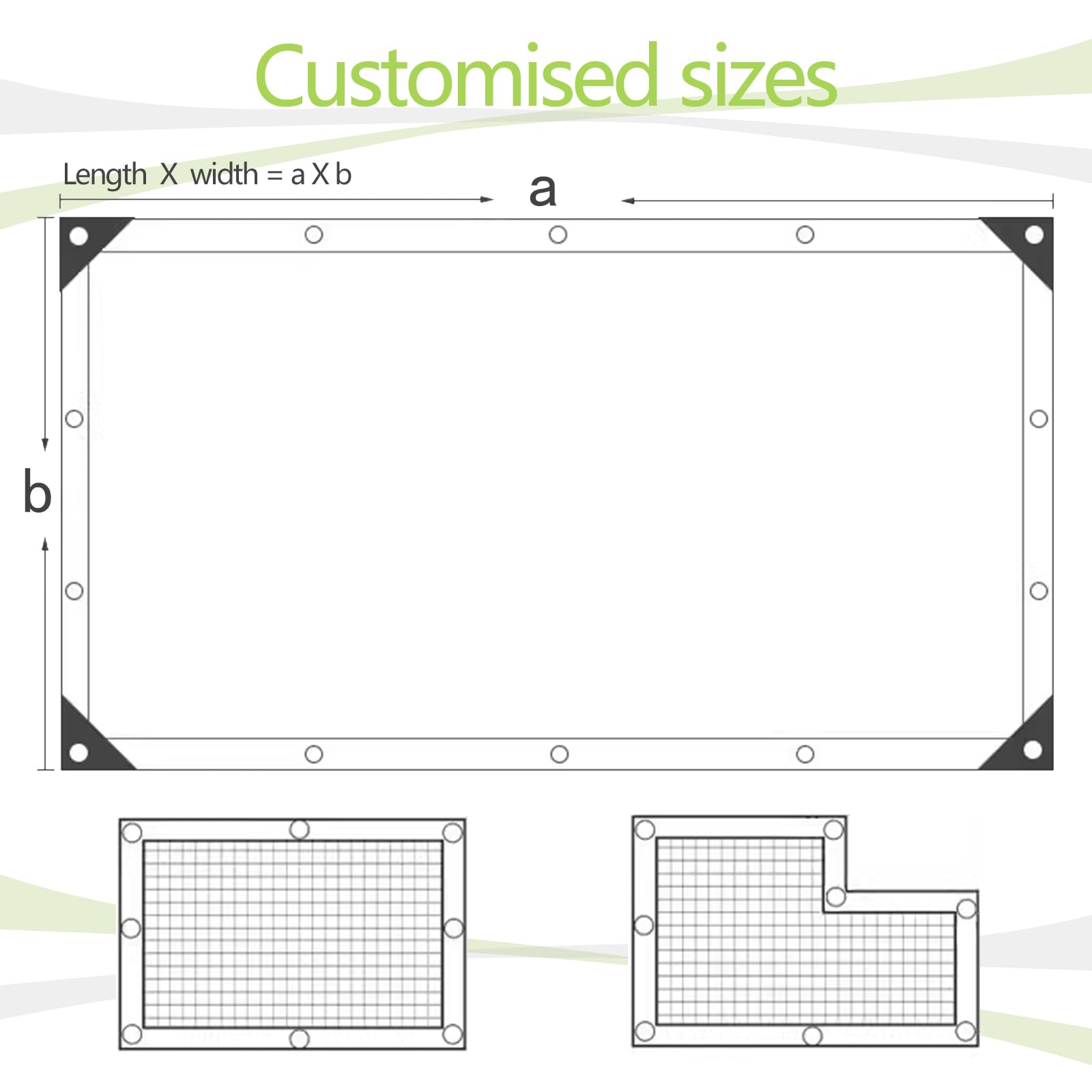 Red de protección solar para invernadero, 90 % de protección UV para plantas, flores, casetas de mascotas, patio, vela al aire libre con ojales (9 m x 10 m)