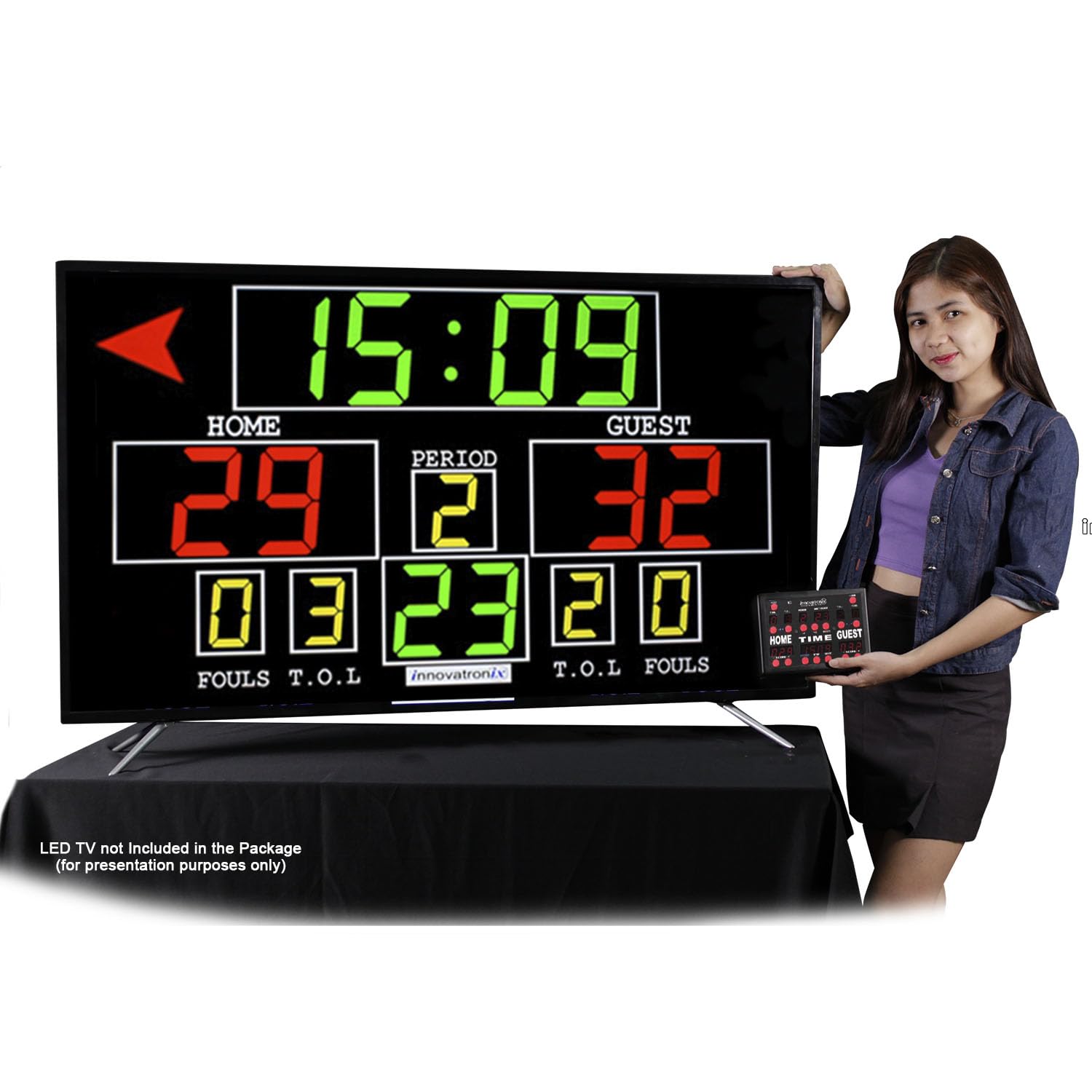 Led Bingo Plus Bingo Number Display System Innovatronix Bingo Flashboard Controller ...
