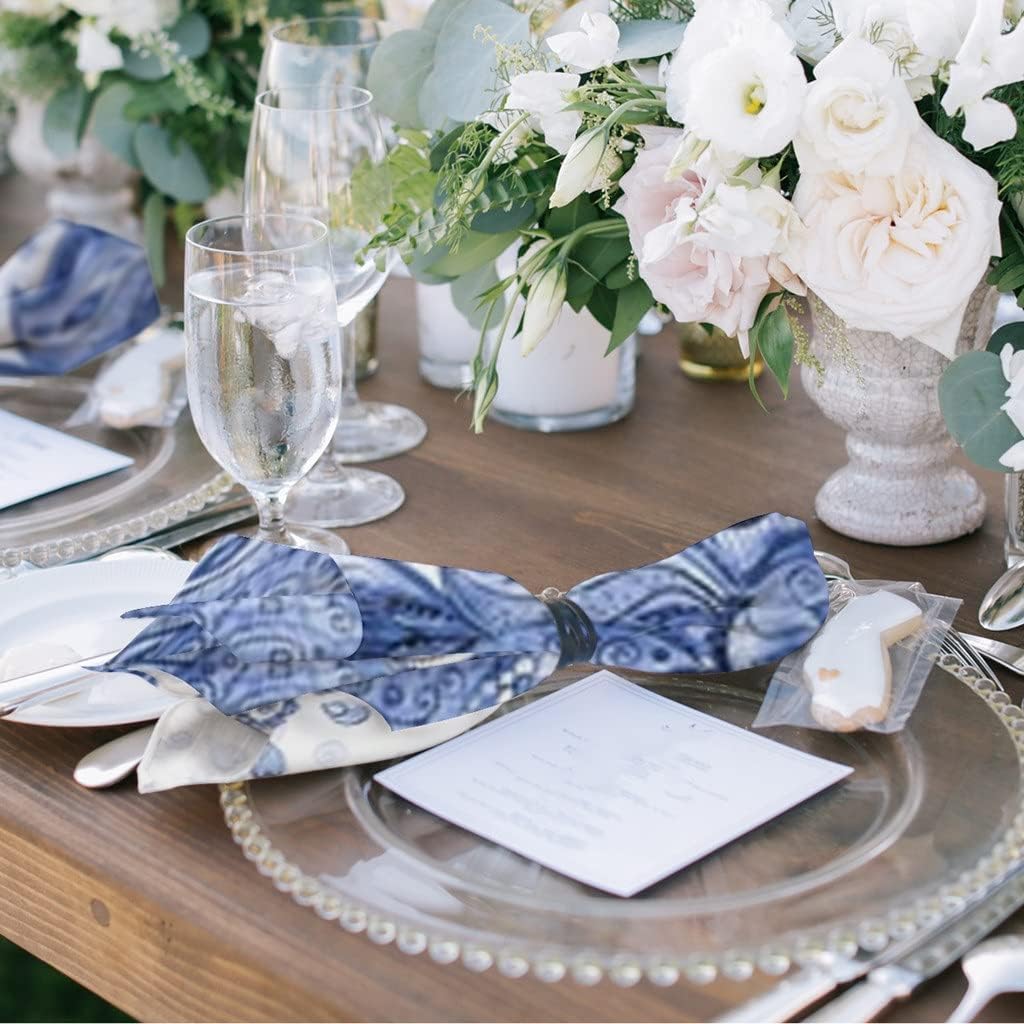 Watercolor Painting Table Napkins Cloth Set Handkerchief Wedding Party Placemat Birthday Banquet