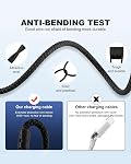 SIQIWO Multi USB C Cable Fast Charging, [4FT/2 Pack] QC 3.0(3A) USB C Splitter Cable, 4 in 1 Charger Cord with 4 Type C Ports, for iPhone 17/16/15 Series, iPad Air/Pro, Samsung Galaxy S25, Pixel, PS5