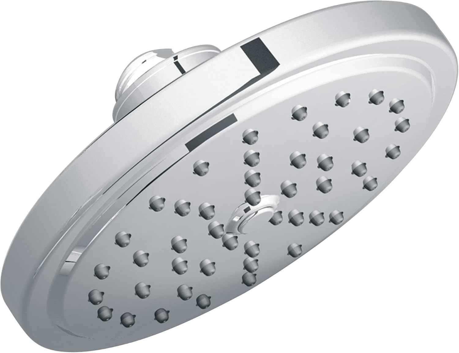 Moen Chrome 7-Inch Single Function Shower Head with Immersion Rainshower Technology, S176