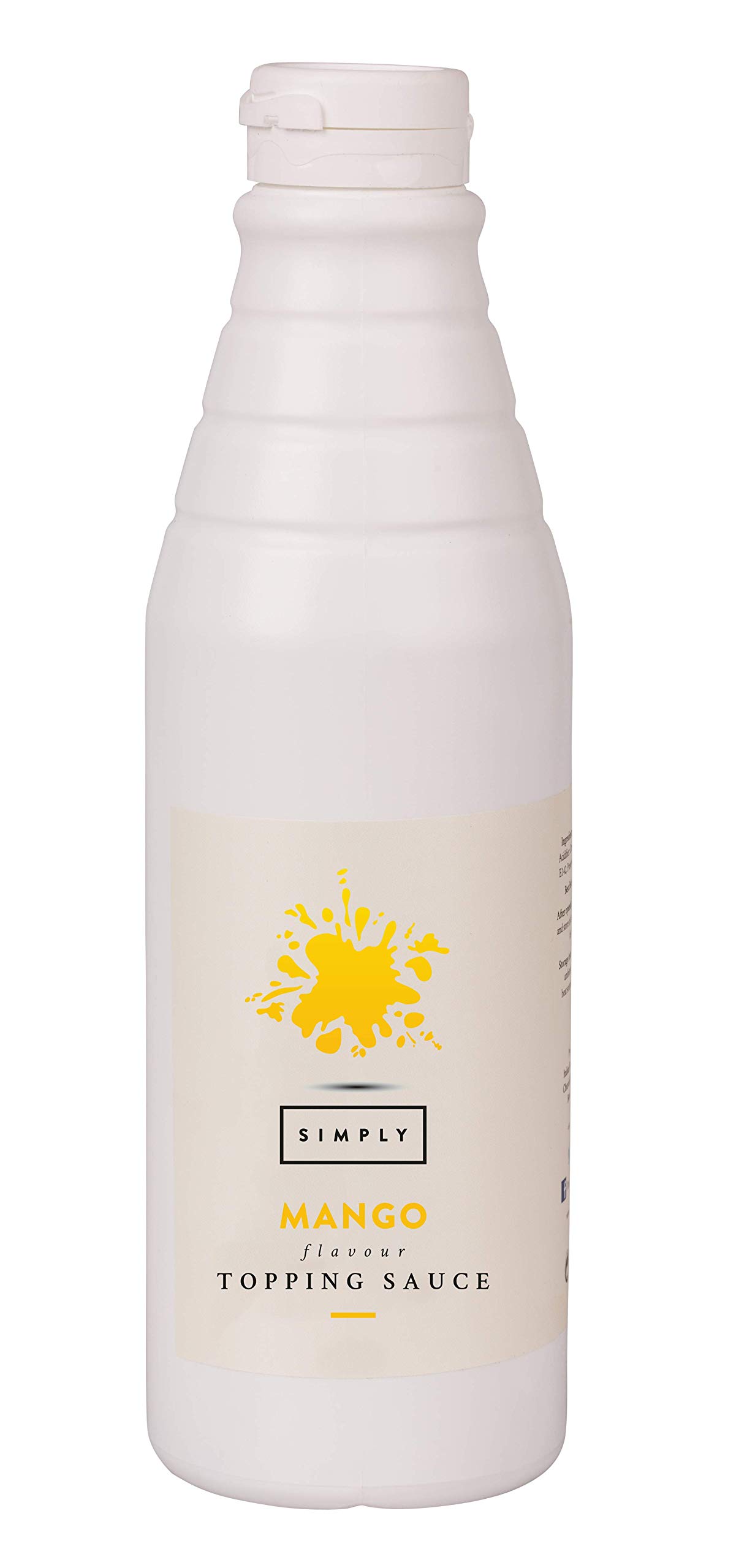 Simply Mango Topping Sauce, Dairy Free Ready to Use Dessert Sauce for Ice Cream, Waffles, Pancakes, Coffee & Milkshakes (1 kg)