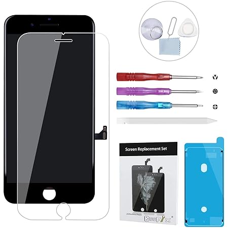 Amazon Beefix For Iphone 7 フロントパネル 液晶パネル 画面修理交換 ディスプレイ デジタイザ 3dタッチパネル Lcd 黒 修理パーツ 通販