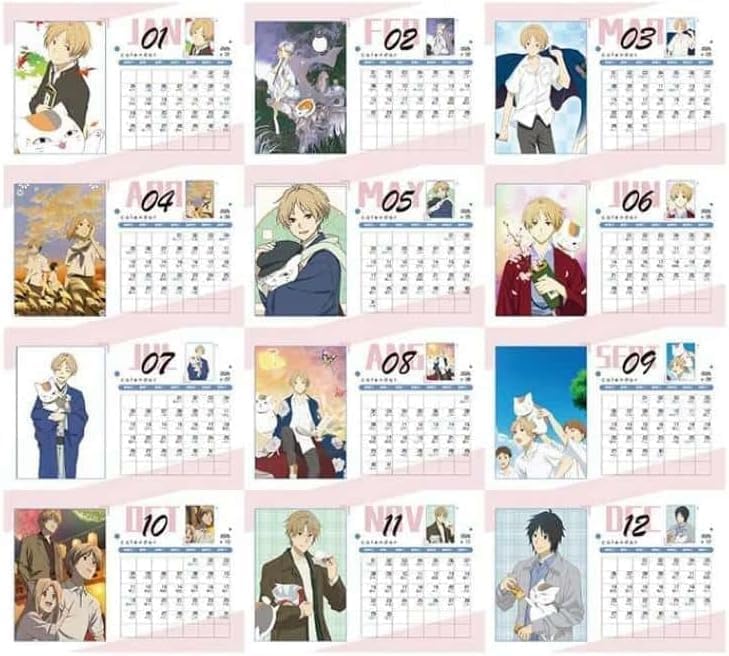 Amazon.co.jp: 夏目友人帳 2025年 カレンダー 壁掛け 13ページ