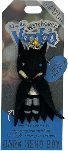 Miniatura 2 de Watchover Voodoo Llavero de niño héroe oscuro de 3 pulgadas, regalo hecho a mano para traer buena suerte y positividad dondequiera que vayas
