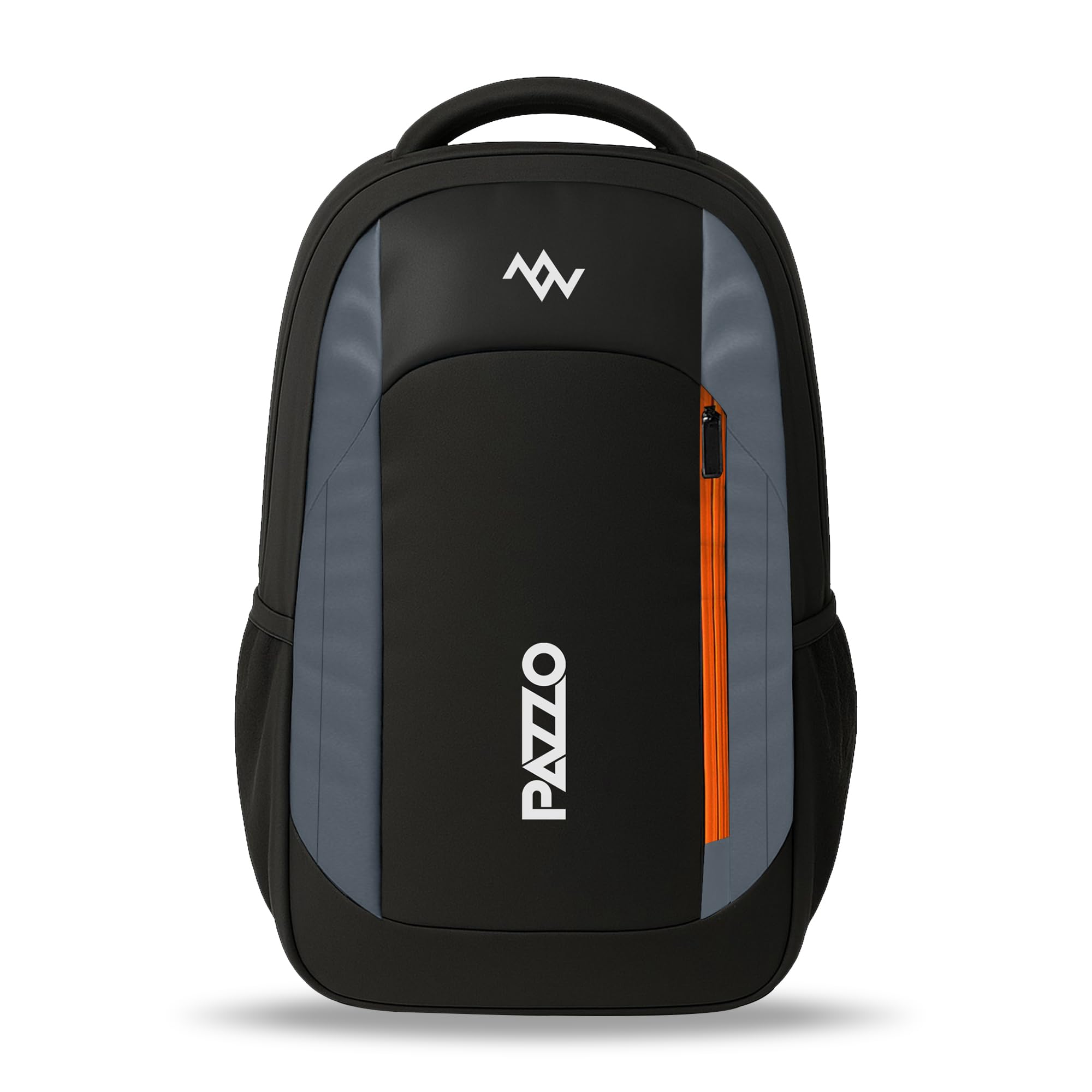 Lunar's Luxur 40L Laptop Backpack Black Black-Grey-Orange - Image 1
