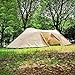 doorslay Camping Tent 3 Person Light Weight Double Layer 1 Bedroom and Living Room Waterproof Tent