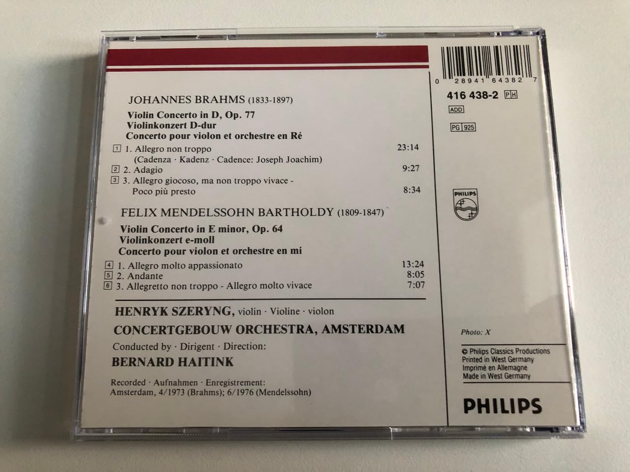 Violin Concerto in D