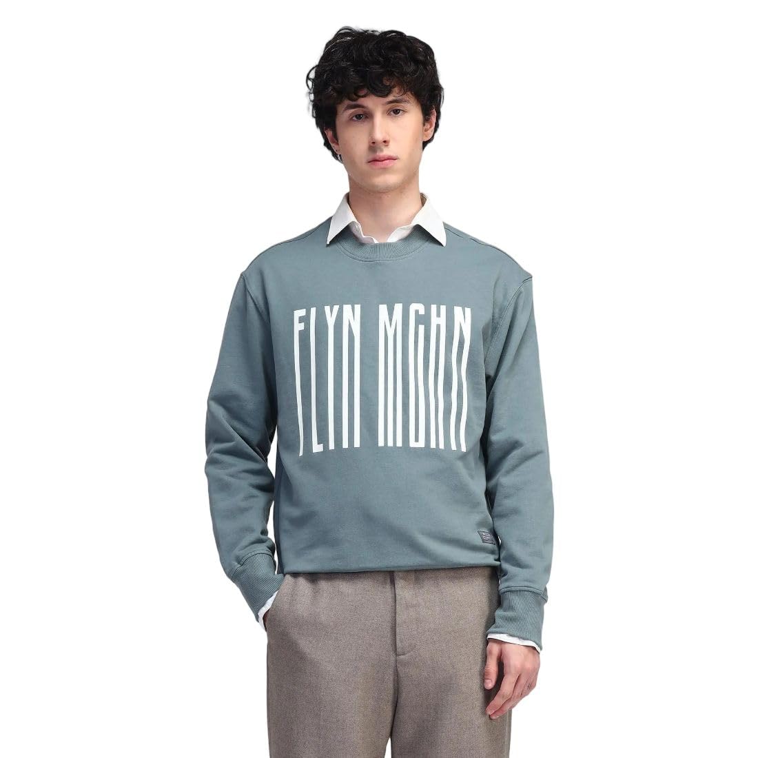 flying machine Men's Relaxed Fit Sweatshirt| Printed-picture-38