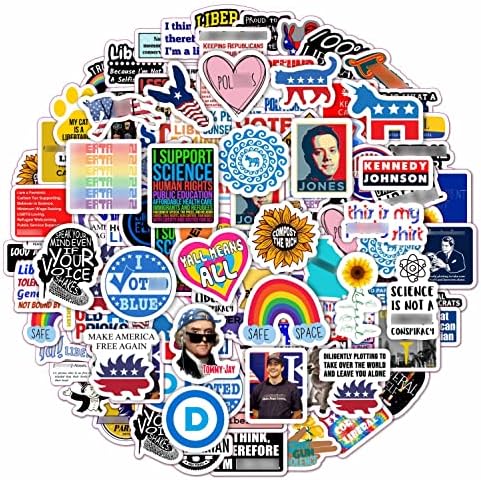 Newsom Takes Center Stage in Democratic Fight Against Trump with Bold Redistricting Push 5 100Pcs Liber al Stickers, Demo crat Stickers and Decals for Lapto...