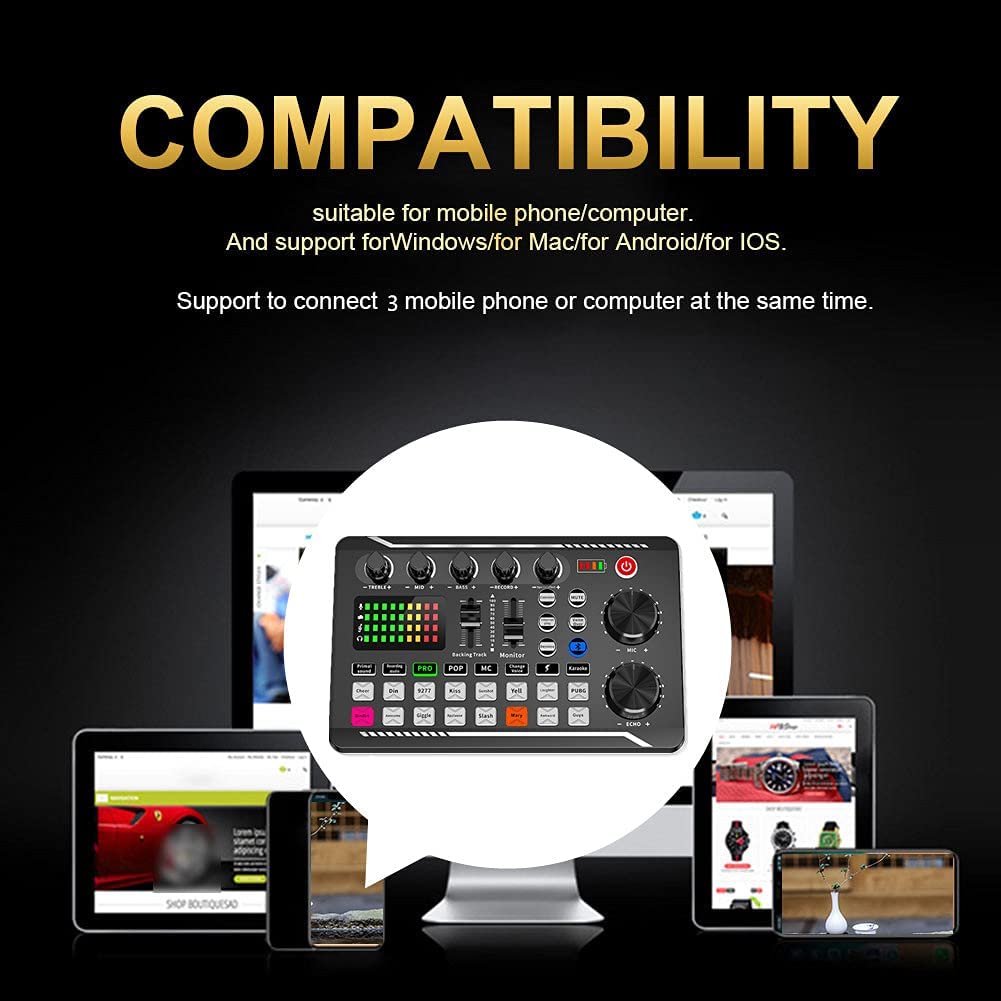 Soundboard with LED Lights - Bluetooth Streaming -6 Soundboard with LED Lights - Bluetooth Streaming -6