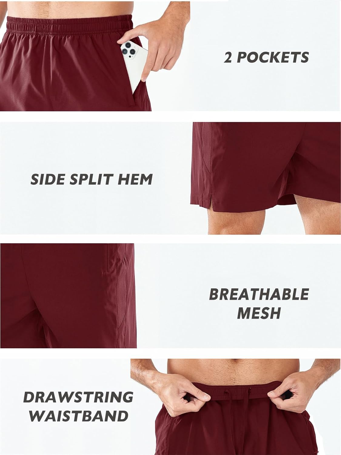 NORTHYARD Men's Running Athletic Shorts 5'' Workout Gym Tennis Short Quick Dry Lightweight Active Sports Basketball - Image 5