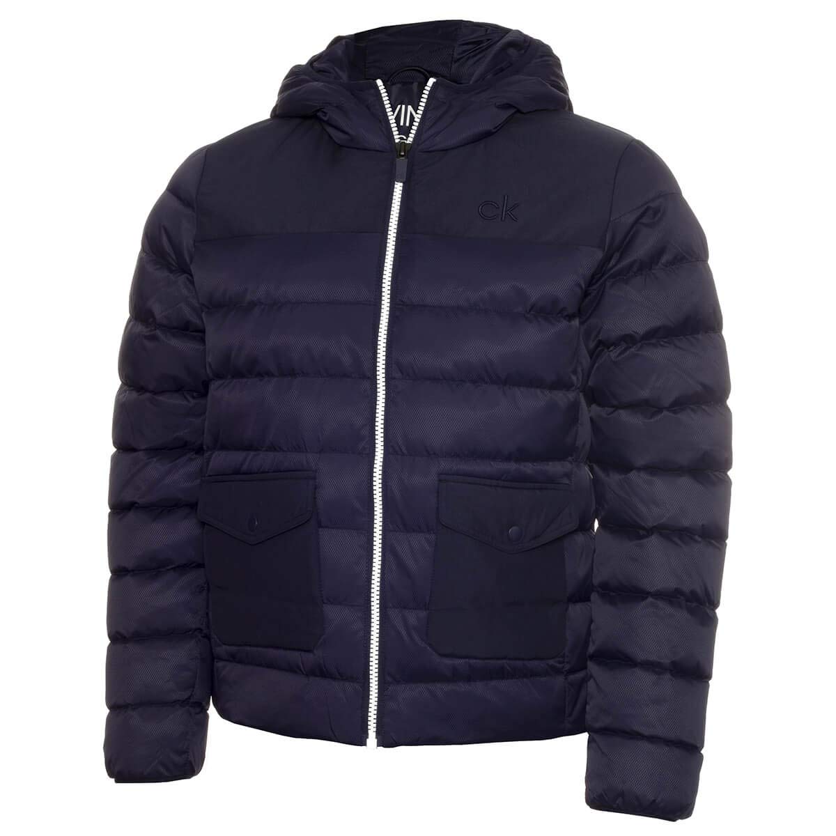 Calvin Klein Men's Navy Padded Pocket Jacket - Xxl