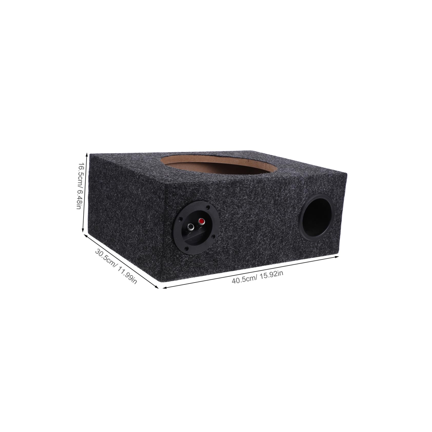 MOLUCKFU Enclosure for Car Subwoofer 10 Inch Audio Sub Box Easy Installation and