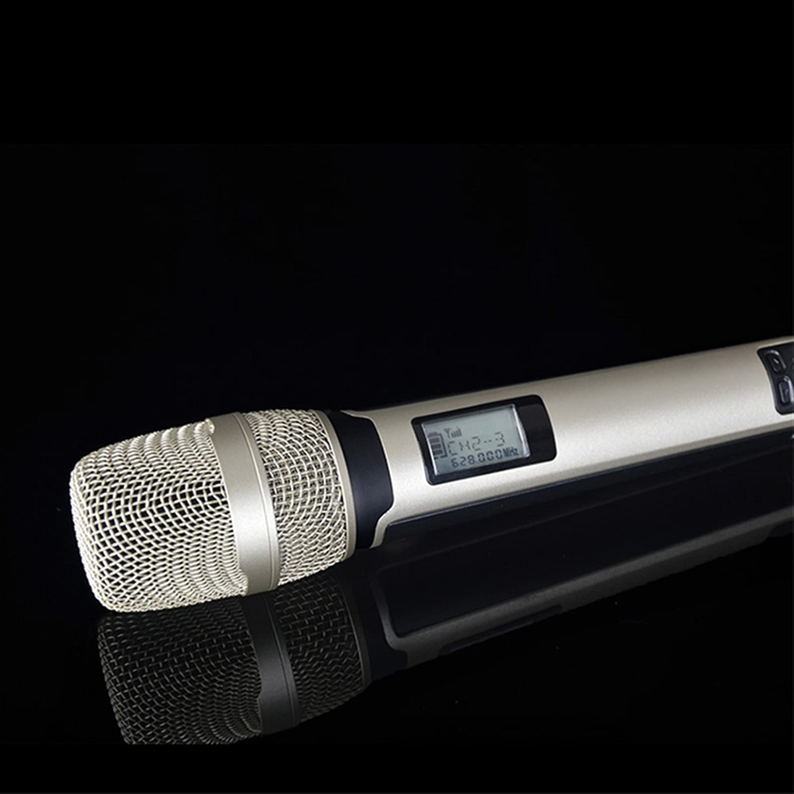 mikrofon do śpiewania bezprzewodowy mikrofon karaoke dynamiczny UHF domowe studio nagrywanie do komputera audio profesjonalny głośnik DJ konferencja mikrofon ręczny z odbiornikiem dla dzieci głośnik bluetooth