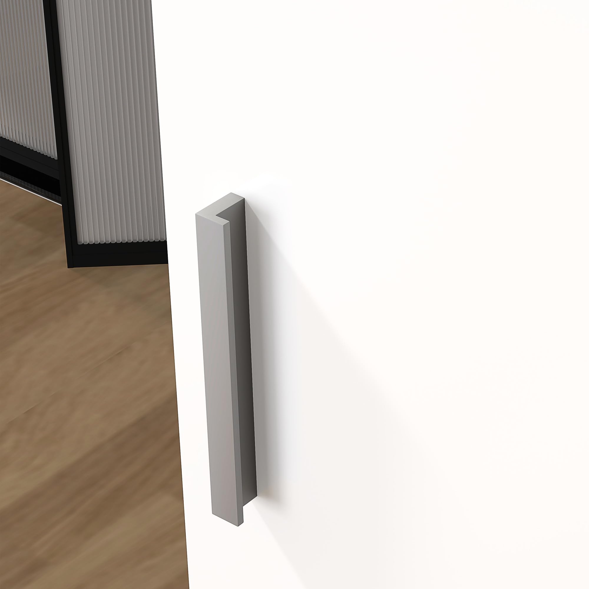 HOMCOM Armario de Baño Pared, Mueble de Baño Colgar con Estantes Ajustables de Vidrio Templado, Ahorro de Espacio, Armario Multiusos para Colgar para Entrada, 40x15x55 cm, Blanco Brillo