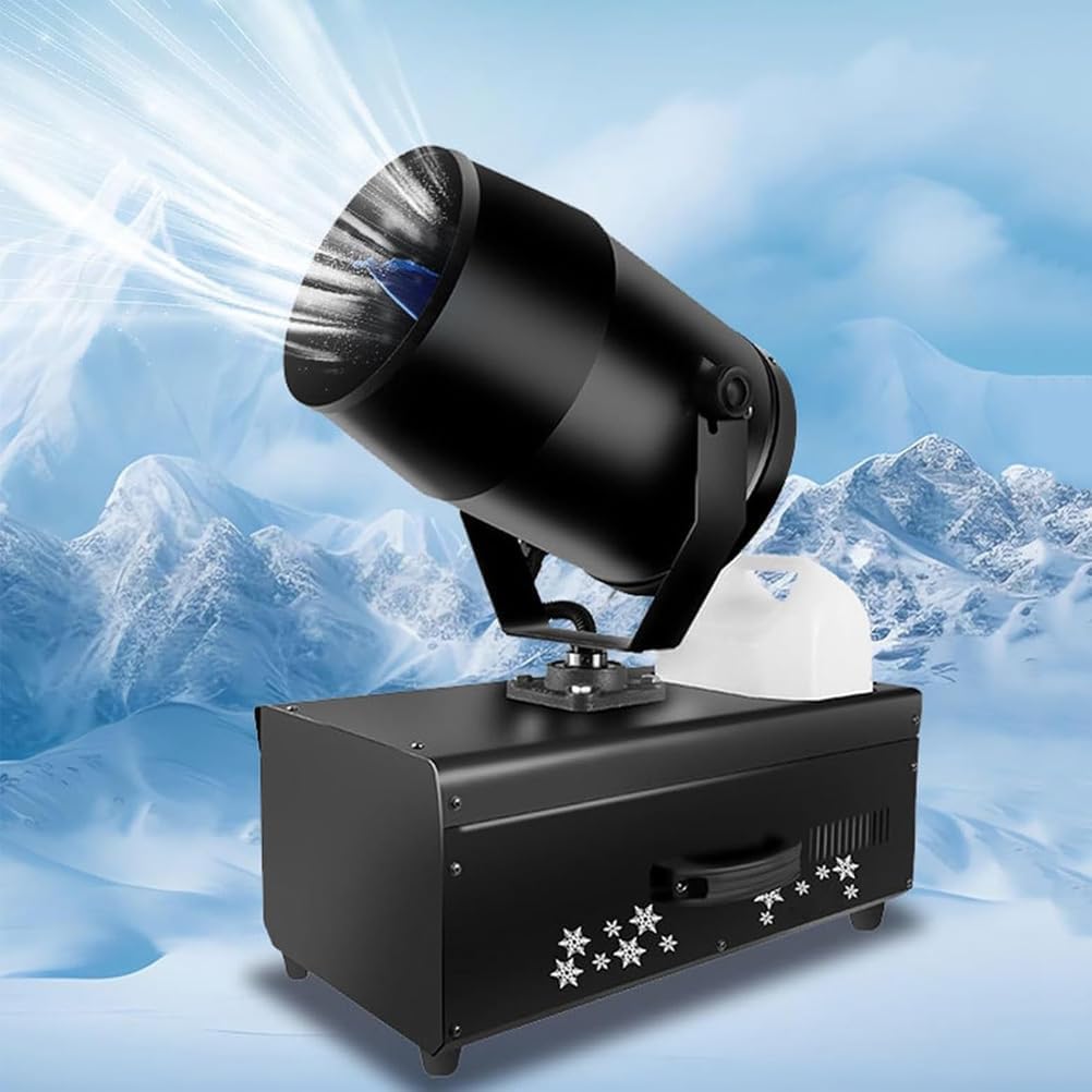 Máquina de nieve artificial 2000W con control remoto miniatura 1