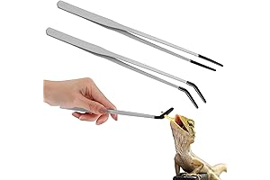Lasnten Reptile Enrichment Tongs for Optimal Terrarium Feeding