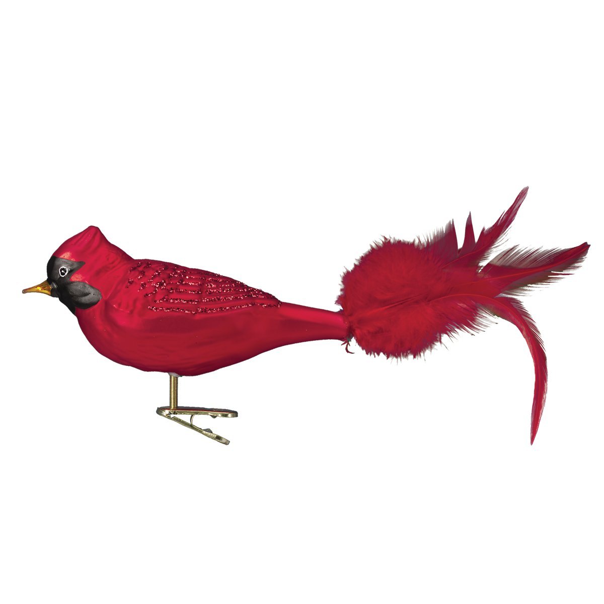 Old World Christmas Large Red Cardinal Glass Blown Ornament
