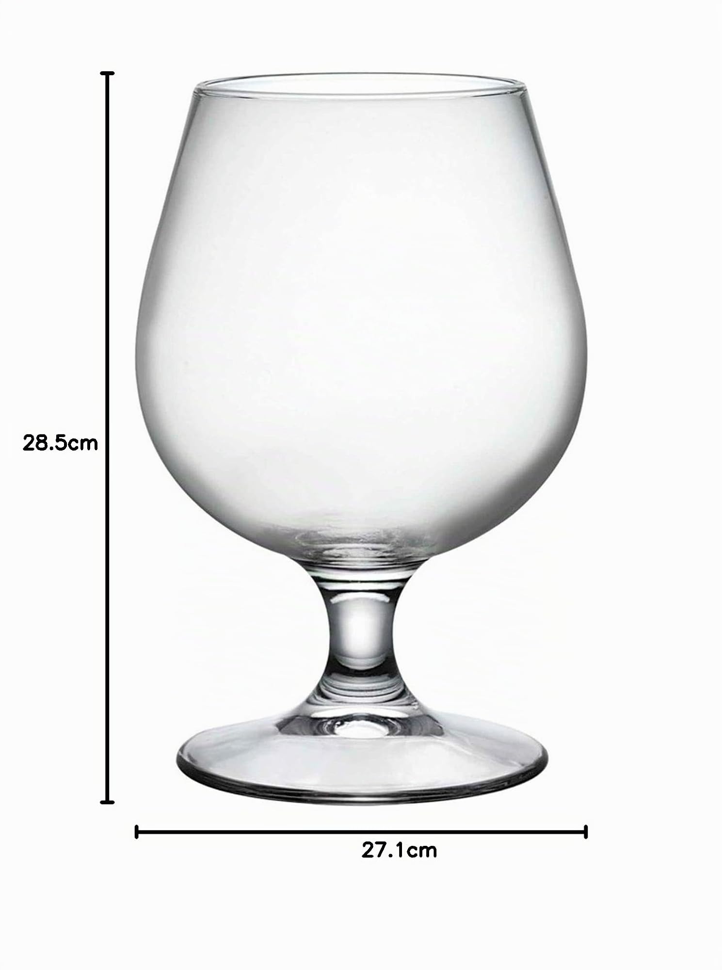 Bormioli Rocco Lot de 6 verres sur pied à bière, 53 cl