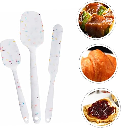 Miniatura 8 de ARTIBETTER Herramienta de silicona para hornear, espátulas resistentes al calor para cocina, raspar y mezclar, utensilios antiadherentes flexibles