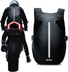 Mochila de motocicleta, mochila de capacete impermeável para homens, acessórios de motocicleta, mochila de viagem