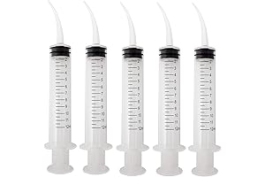 Honbay 6PCS Plastic Pet Feeding Syringe for Nursing Birds, Dogs, and Cats