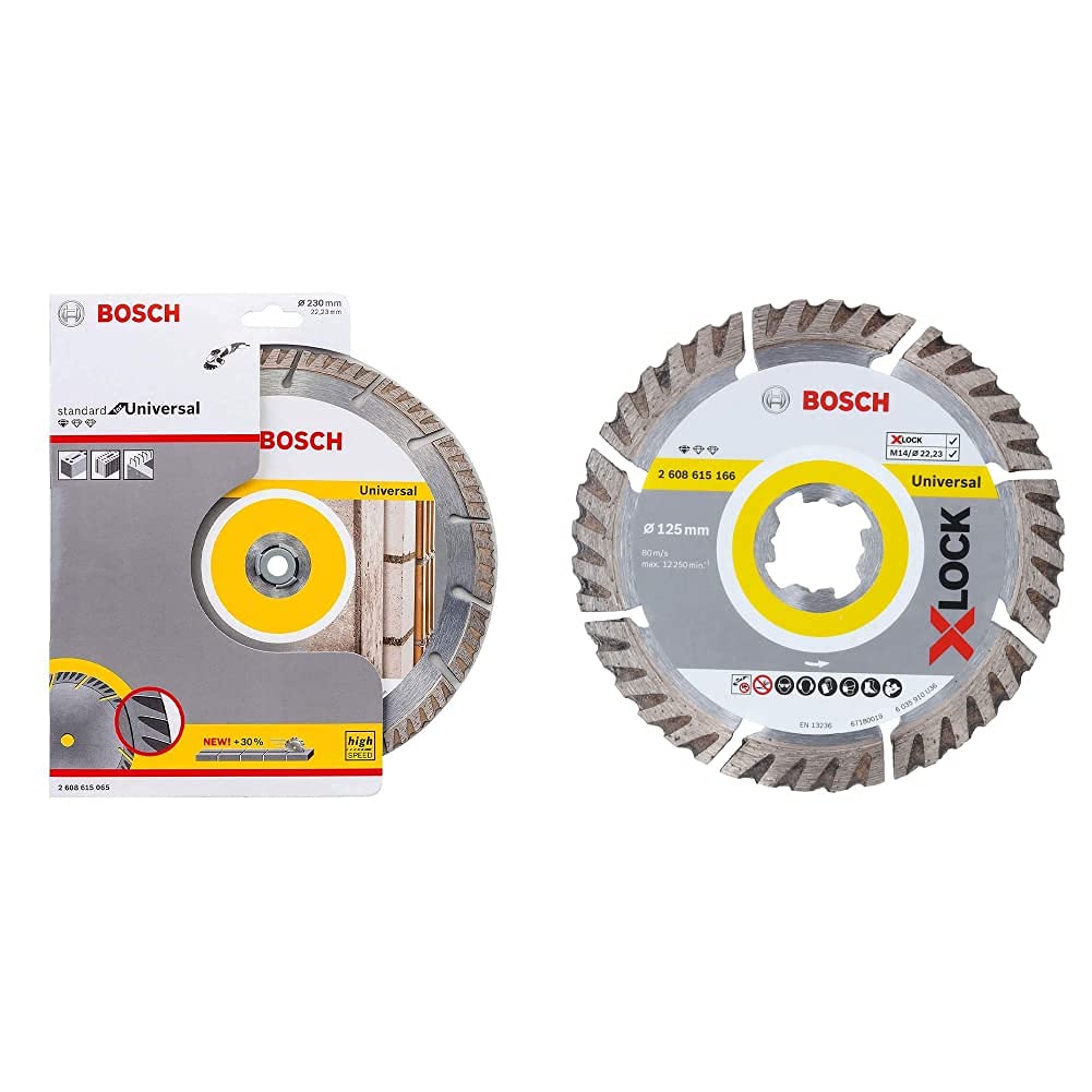 Disque à tronçonner diamanté Bosch 2608615166 pour éliminer les éclats de coupe