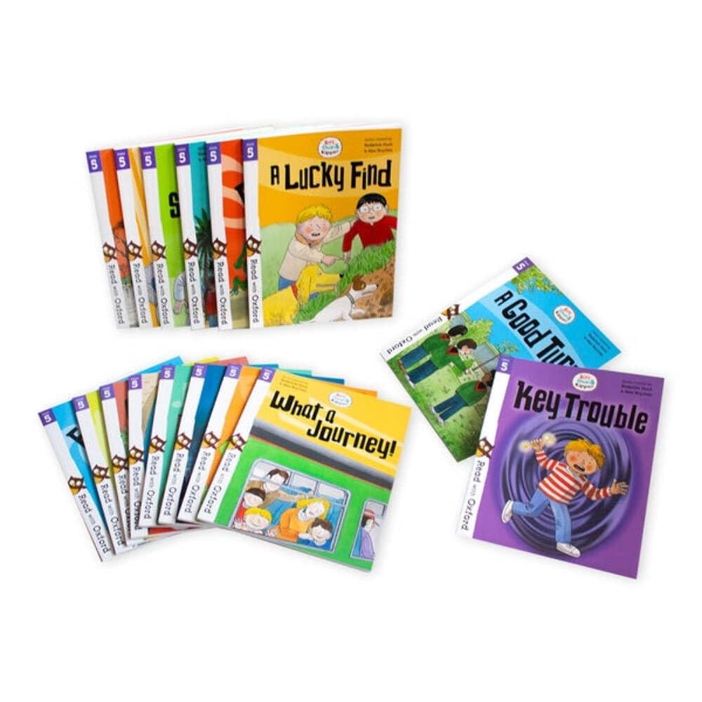 Biff, Chip and Kipper Stage 5 Read with Oxford: 6+: 16 Books Collection Set