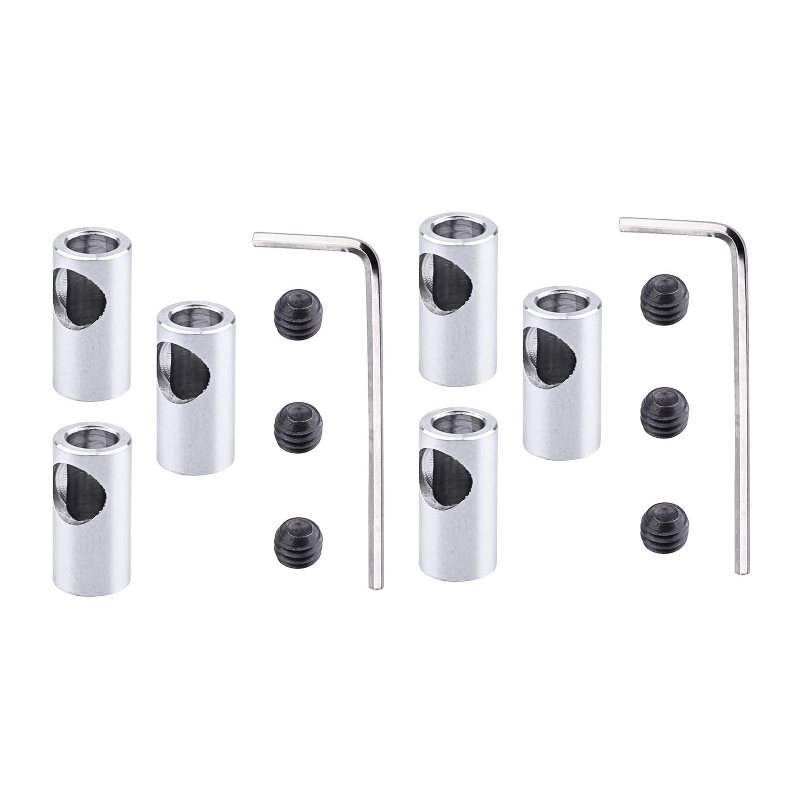 Rgybao 2Pcs 5Mm Motor Shaft Conversion Coupler With Metal Sleeve For Machinery Modifications & Maintenance Couplings For Machines