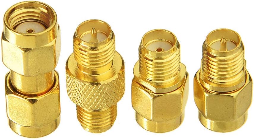 SMA Female/Male to RP-SMA Female/Male RF Coax Adapter
