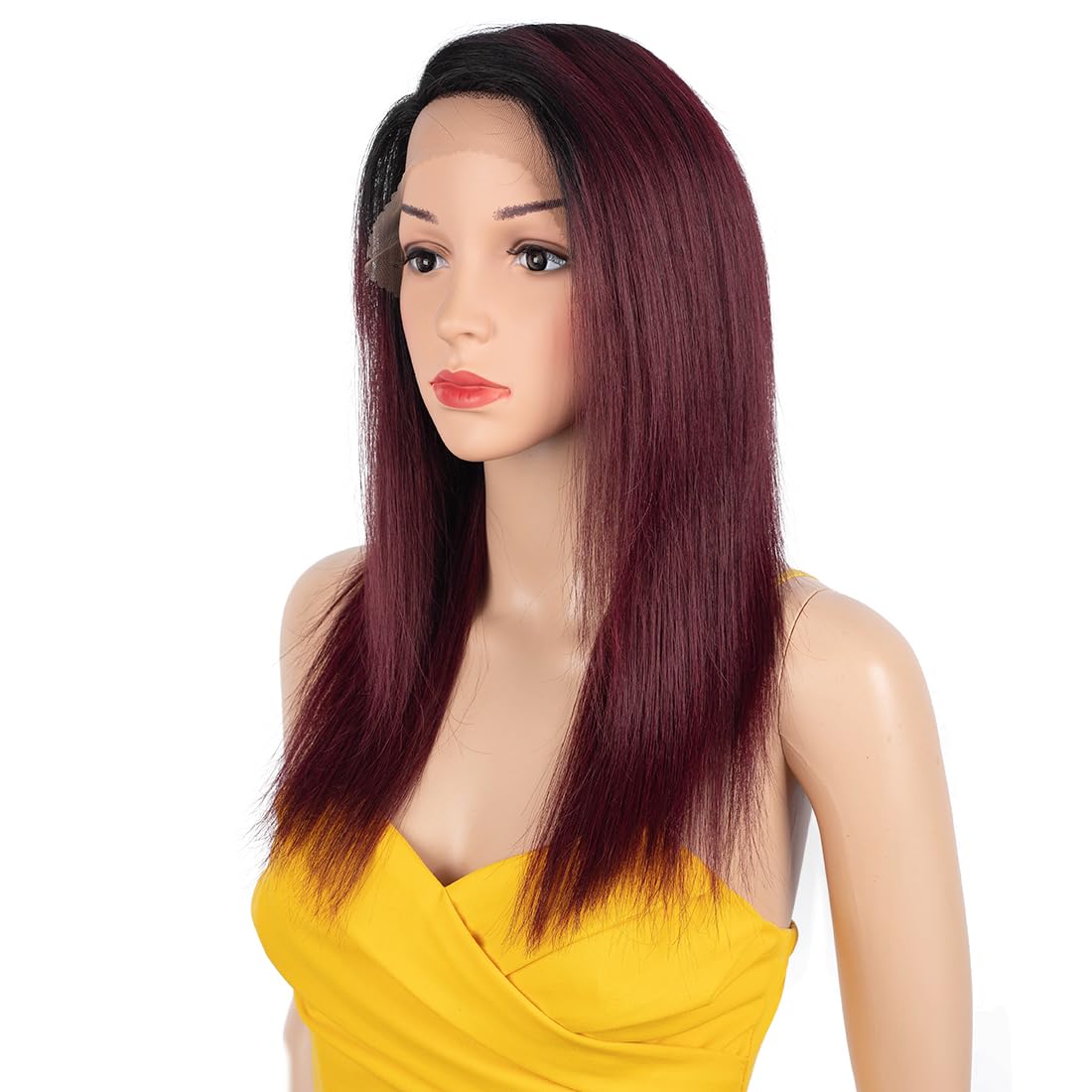 18Inch Glueless Pre Cut Side Part Lace Bob Wig 100% Human Hair 150% Density Lace Front Wigs Human Hair 13x4.5x1 Side Part Short Bob Wig for Women - Image 2