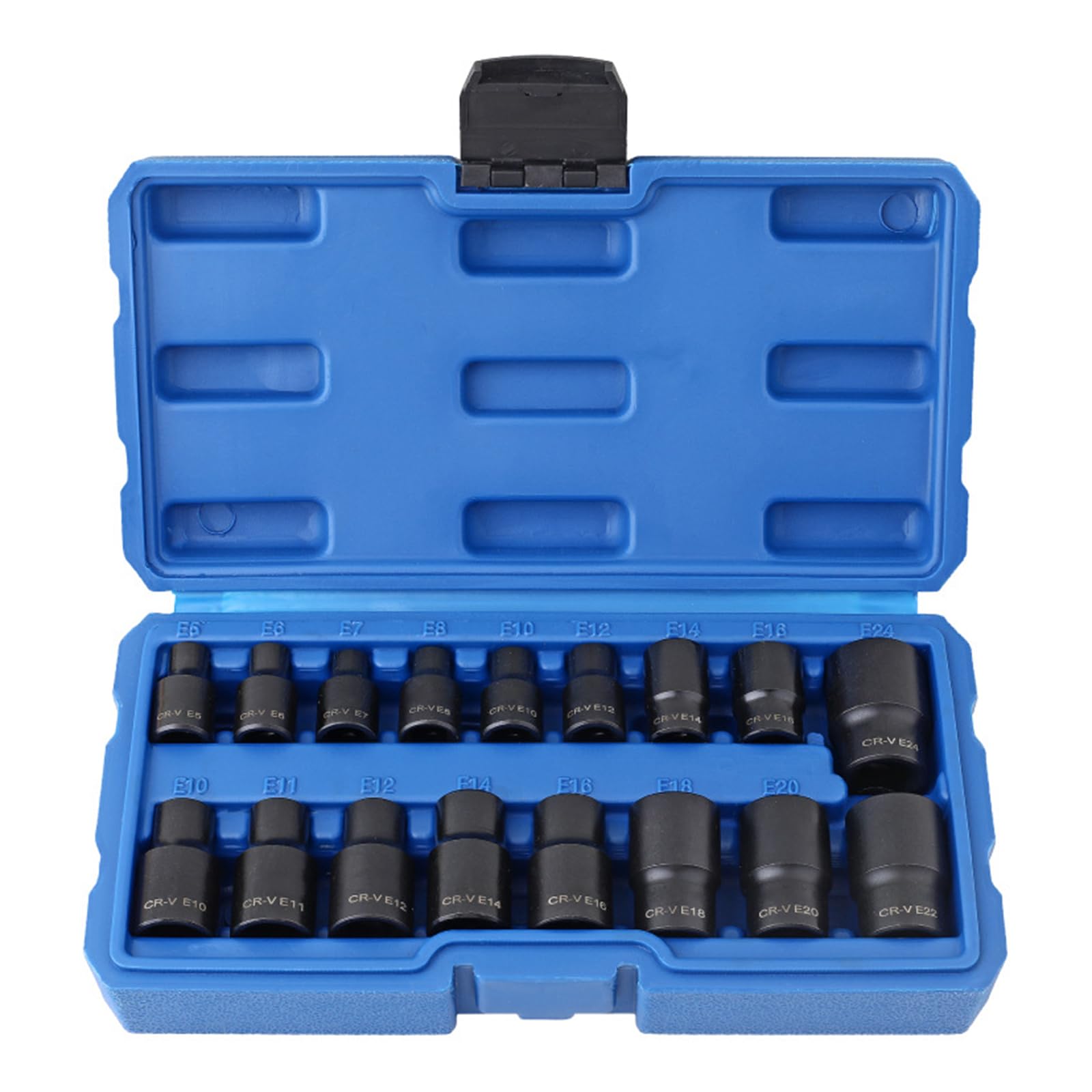 Hdoytxxm 17 Piece Set 1 / 2Inch 3 / 8Inch Drive Hexagonal Shank Reinforced Power Nut Driver Set Impacts Socket Adapters Bit Extension Impacts Socket Adapter Set