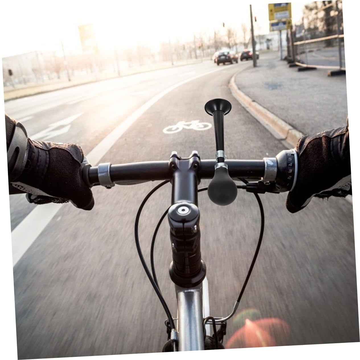 Fahrradhupe mit Praktische für Mountainbike Kinderfahrrad und Scooter Teiliges zu Montieren Langlebig und Sicherheitsfördernd