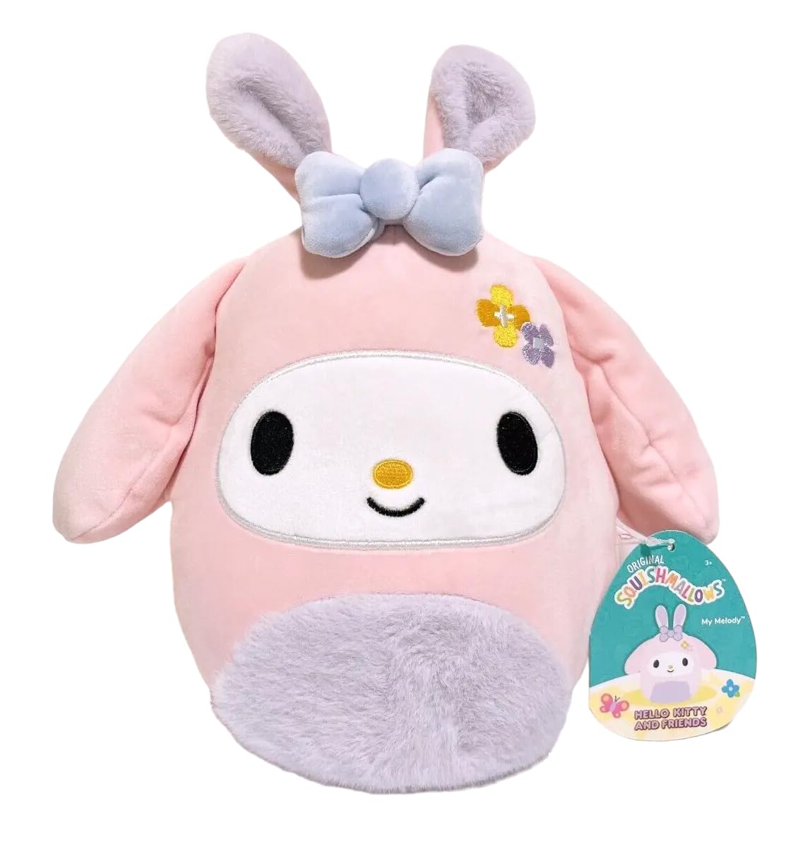 Squishmallows 2024 Easter Disney and Sanrio Squad Plush Toy (8" Easter My Melody)