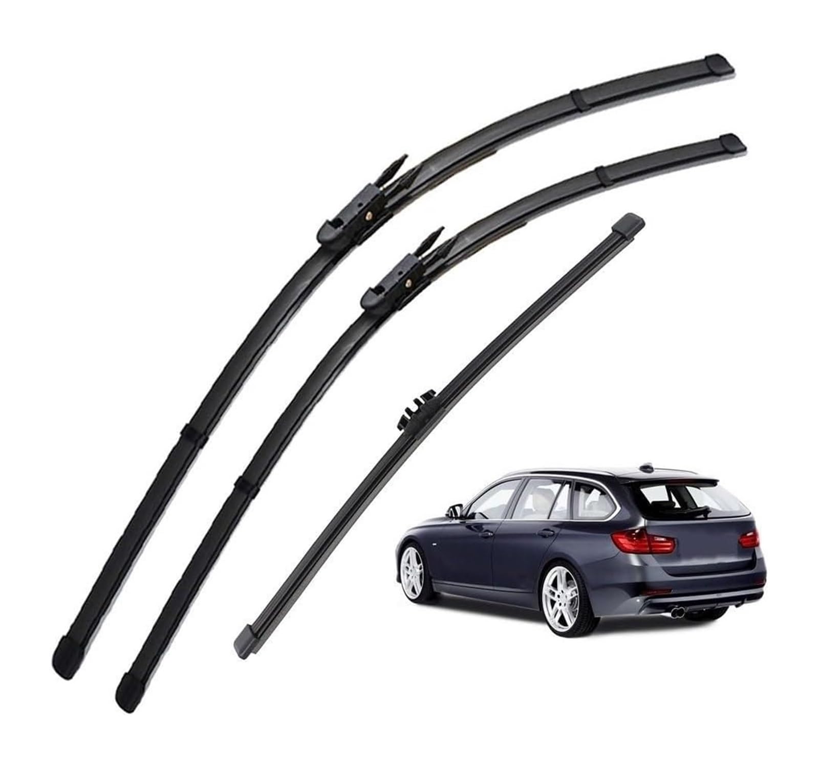 Escobilla Limpiaparabrisas Delantera Para Serie 3 F31 Touring 2011-2019 Escobillas De Limpiaparabrisas De Coche Puerta Trasera Delantera Parabrisas Juego De Escobillas De Limpiaparabrisas
