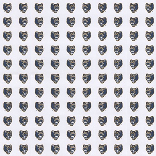 Brigham Young University (BYU Cougars), 5 Sheets, White Background, Scrapbook Paper, 12" X 12" (Sports Solution)