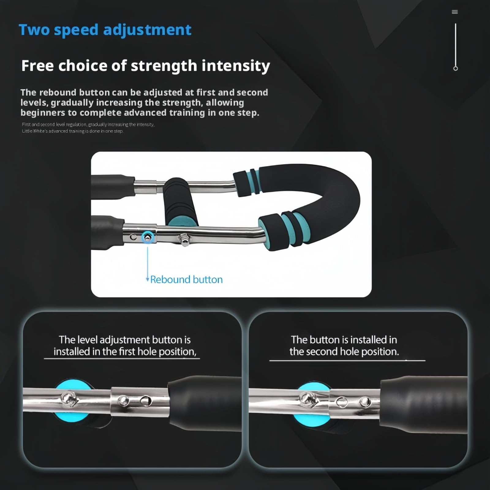 Shaker Twister Arm Trainer, expansor de pecho ajustable, barra giratoria portátil, potenciador de fuerza muscular, da forma al cuerpo perfecto para hombres, para principiantes y atletas profesionales