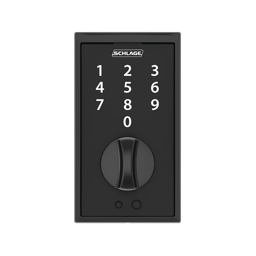 版画 death nyc BE375 Schlage Touch™ Keyless Touchscreen Deadbolt with Century trim