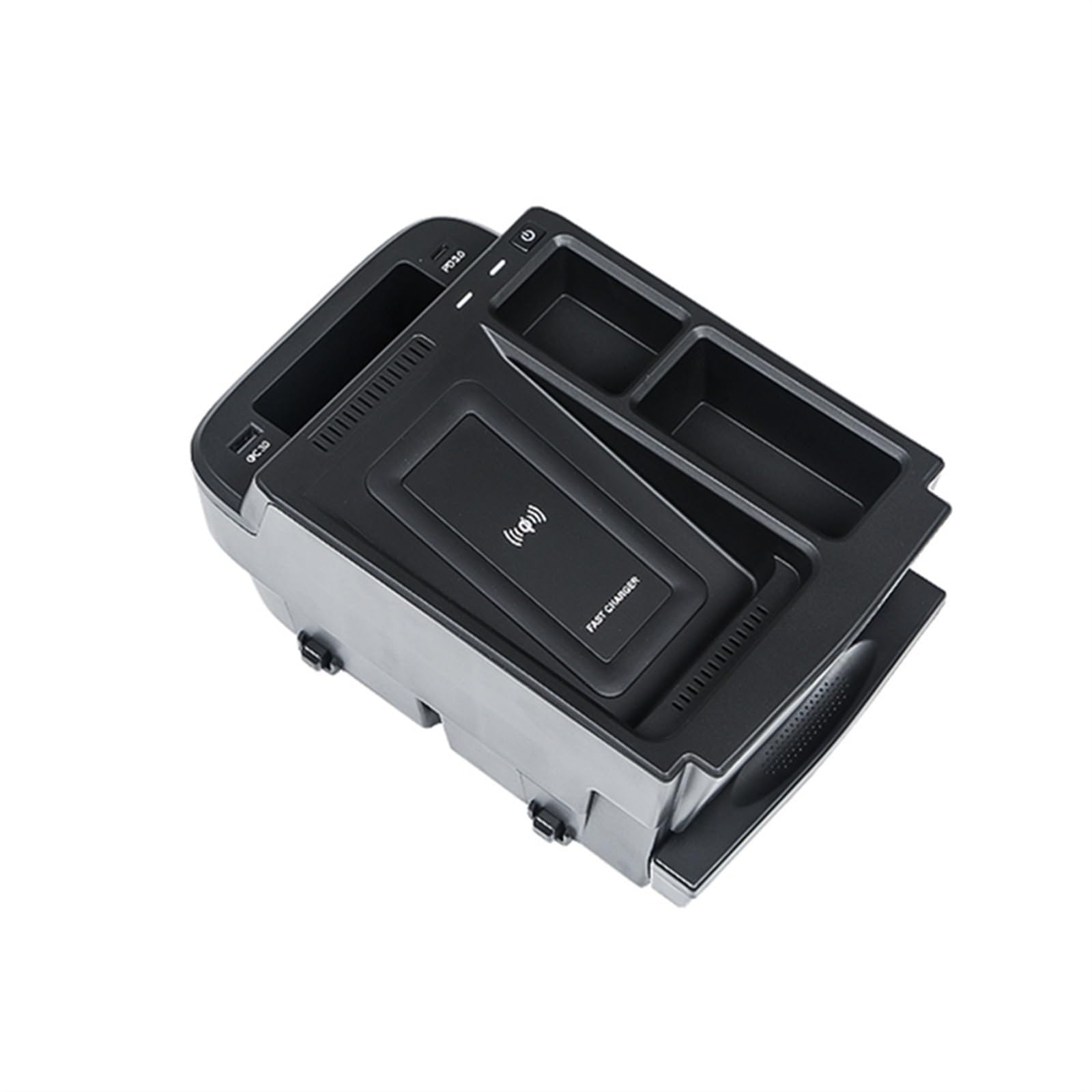 Ładowarka samochodowa QI bezprzewodowa 15 W, do ładowarki CRV 2017-2021 Telefon komórkowy Tepy Interfejs USB CPD Szybkie ładowanie Uchwyt Akcesoria Podwójny adapter ładowarki samochodowej USB
