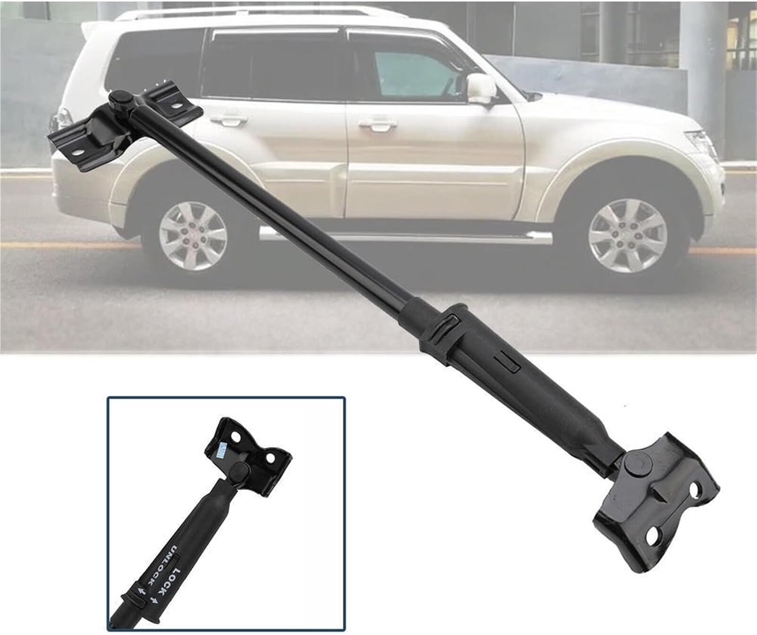 Car Rear Tailgate Support Bar Vehicle Tail Gate Struts Compatible For Mitsubishi Pajero Montero IV 2006-2018 Rear Door Support Rod 5822A001