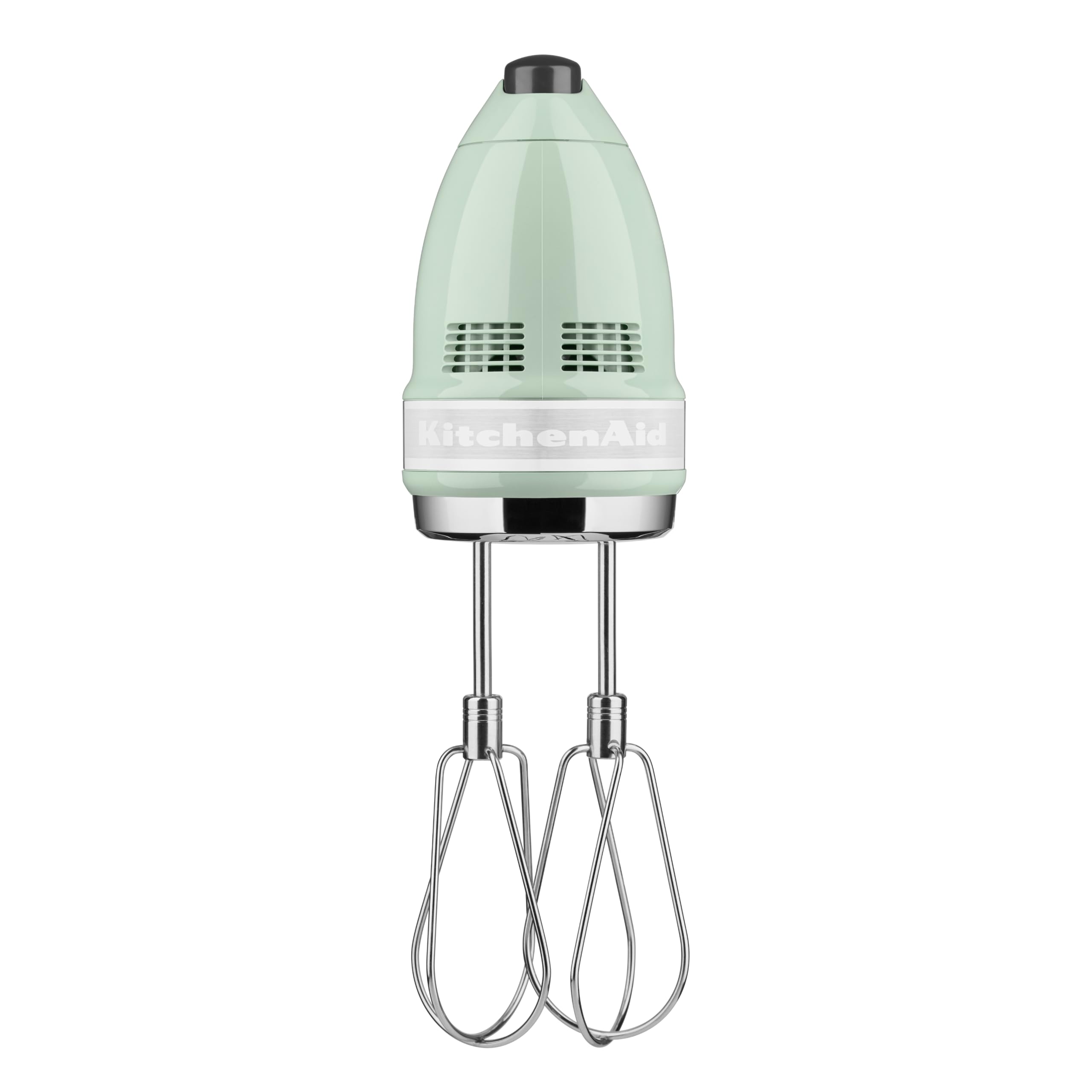 KitchenAid Batteur à Main 9 Vitesses, Moteur CC 85W Silencieux avec Démarrage Doux, 6 Accessoires – Fouets, Crochets & Tige, Cordon Pivotant, Sac de Rangement, Pistache