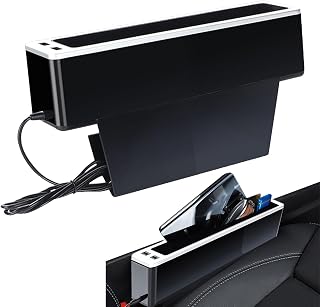 Car Center Console Organizer, Car Seat Gap Filler Multifunktionell | Återanvändbar konsolsidororganisatör, fordonsolasshållare Hållare för lastbil